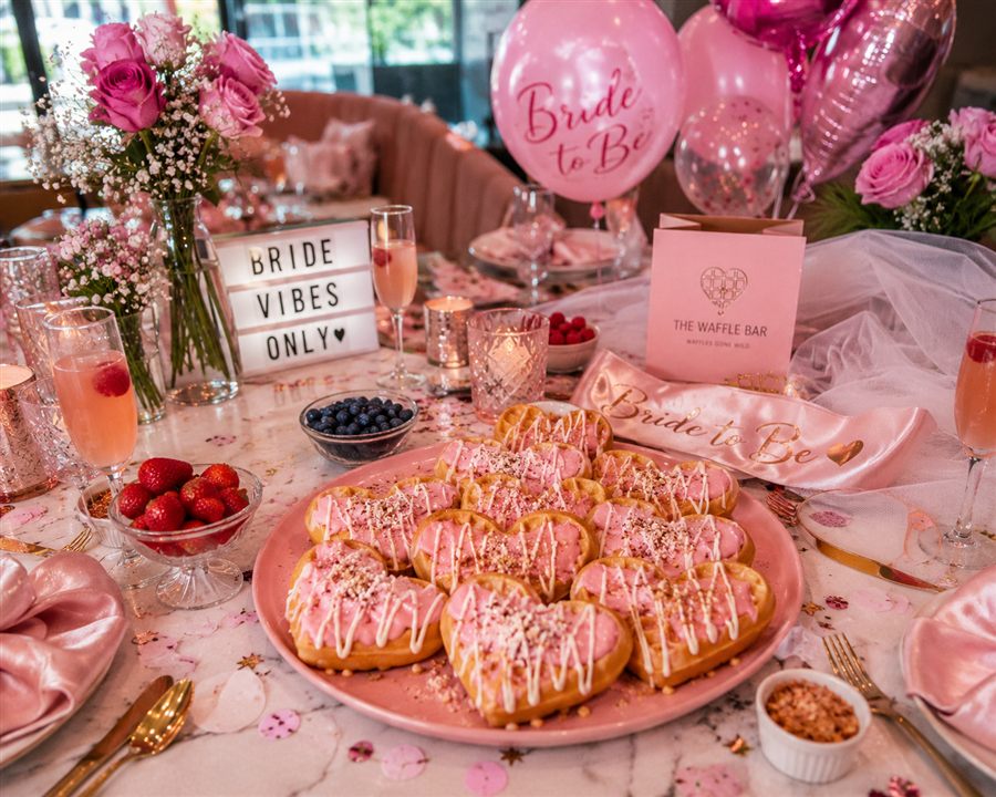 Bride Vibes Only table setup
