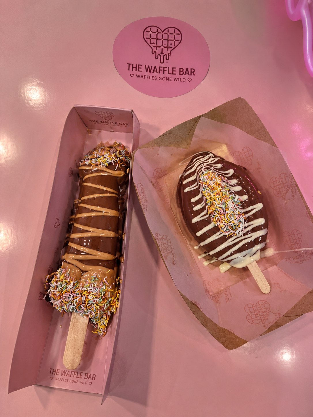 Waffle pops